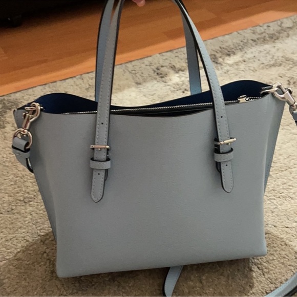 NWOT COACH LIGHT BLUE CROSSBODY BAG - MOLLIE TOTE 25 - Picture 4 of 4